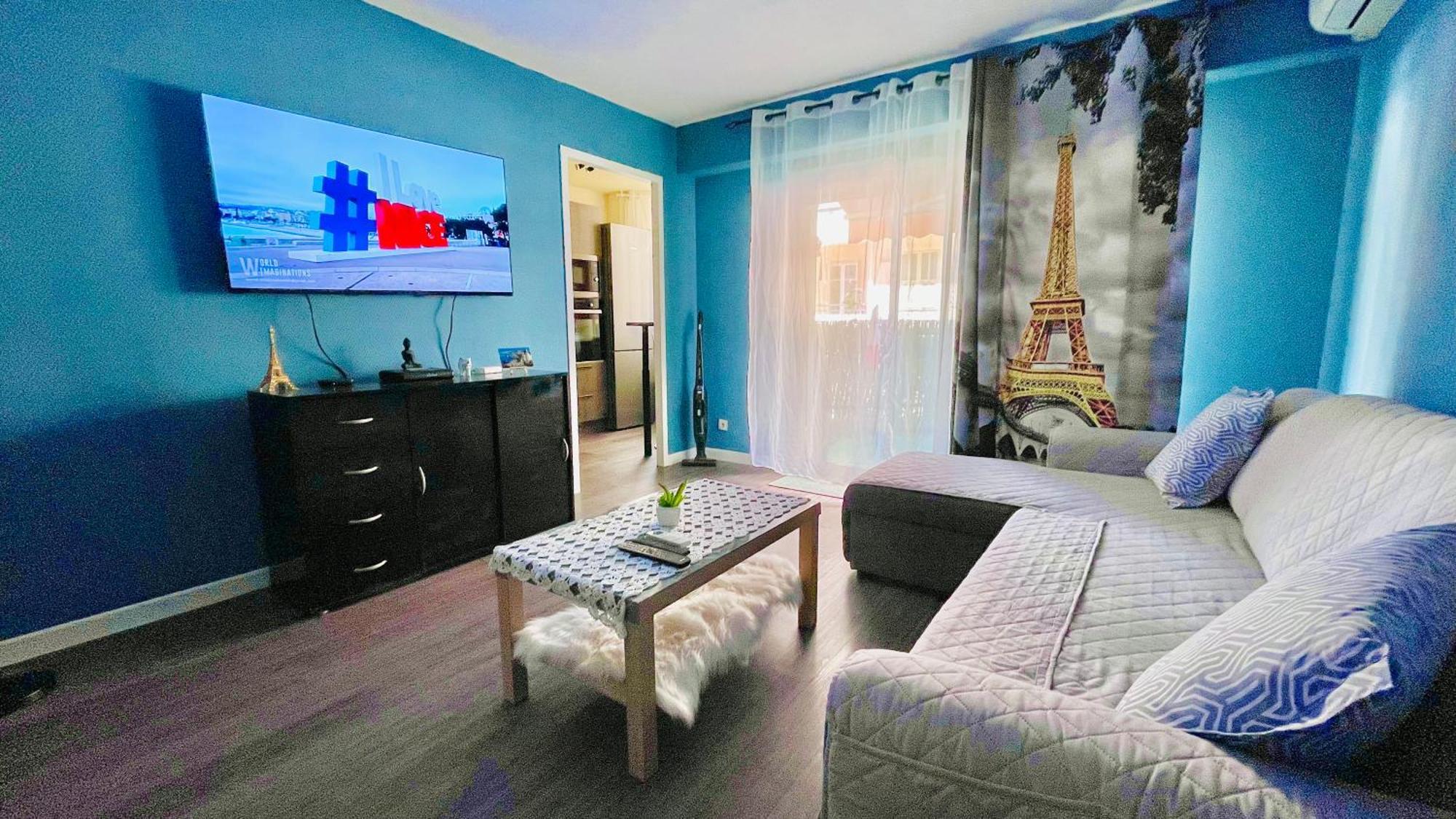 Confortable Studio A Nice Centre Cote Plage Bel Terrasse Paddle Exterior photo